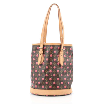 Louis Vuitton Bucket Bag Limited Edition Cerises brown