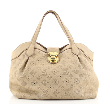 Louis Vuitton Cirrus Handbag Mahina Leather PM