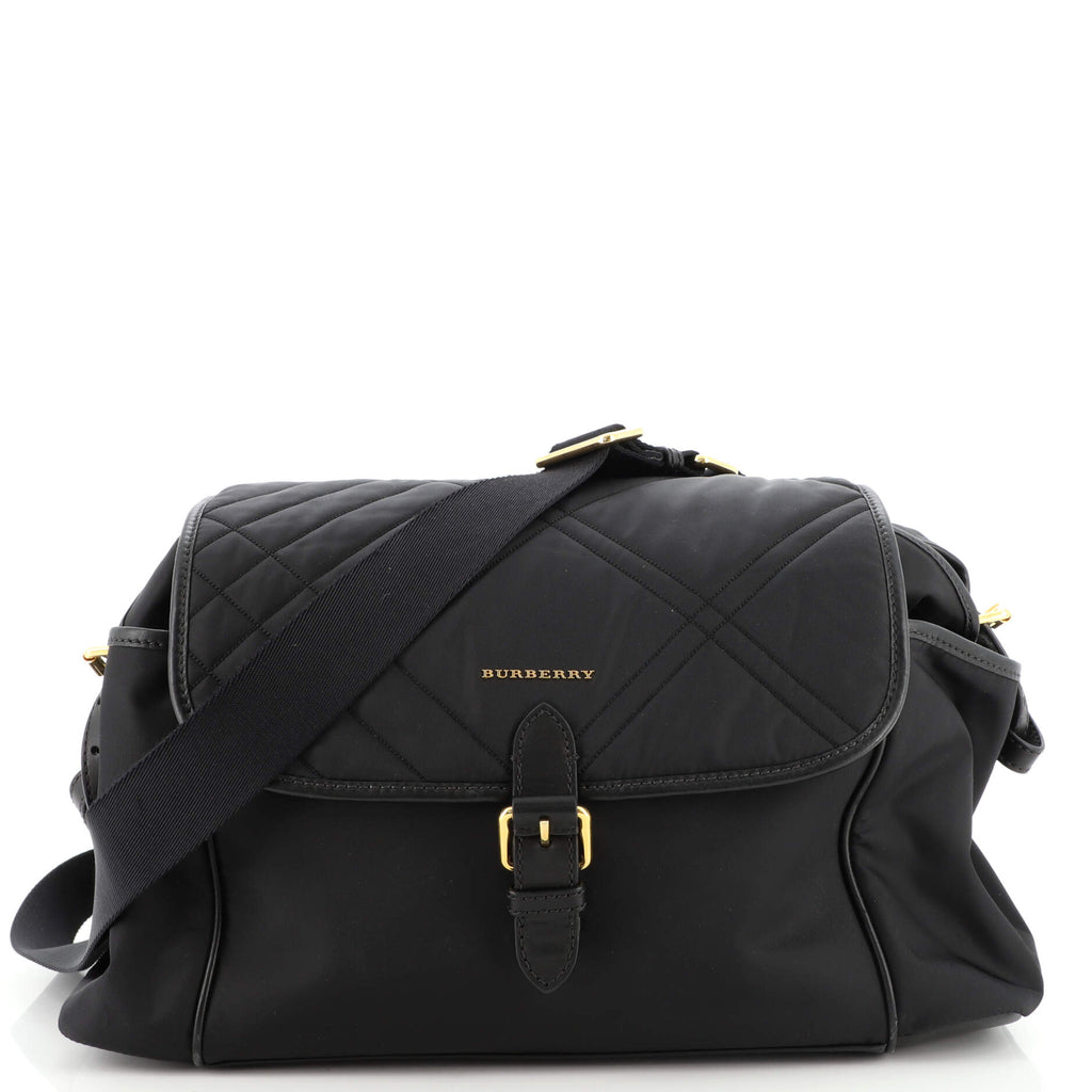 Burberry quilted sale diaper bag