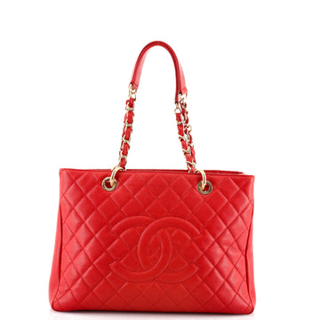 Chanel Grand Shopping Tote Quilted Caviar