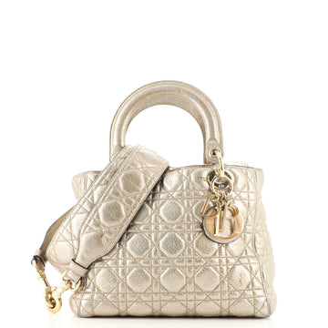 Christian Dior Supple Lady Dior Bag Cannage Quilt Leather Medium