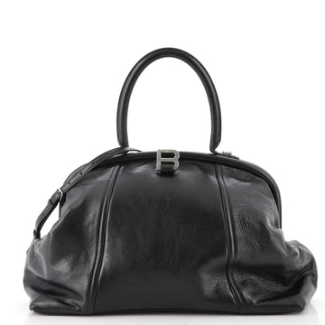 Balenciaga Editor Frame Top Handle Bag Leather Large