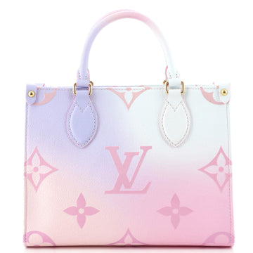 Louis Vuitton OnTheGo Tote Spring in the City Monogram Giant Canvas PM