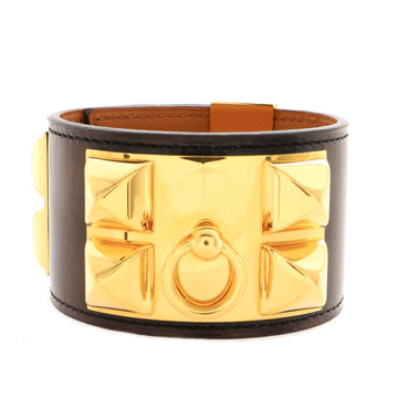 Hermes Collier de Chien Bracelet Leather