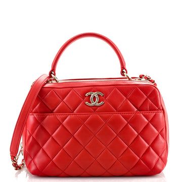 Chanel Trendy CC Bowling Bag Quilted Lambskin Medium