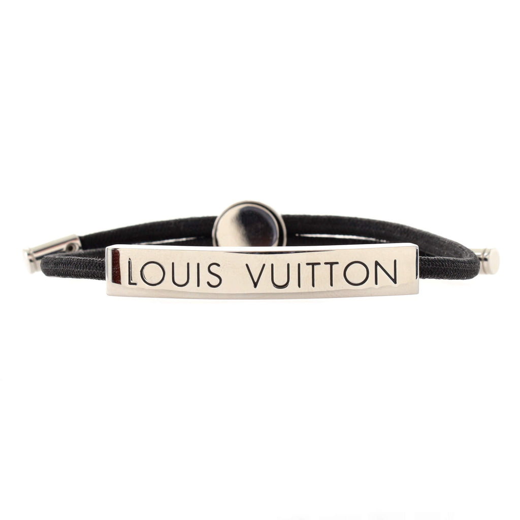 Louis Vuitton LV Space Adjustable Bracelet - Black, Brass Station, Bracelets  - LOU751508