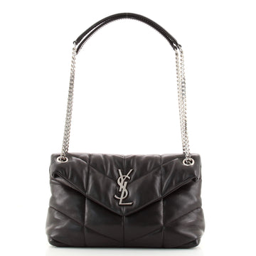 Saint Laurent LouLou Puffer Shoulder Bag Quilted Leather Small