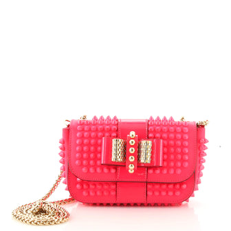 Christian Louboutin Sweet Charity Crossbody Bag Spiked Leather Mini