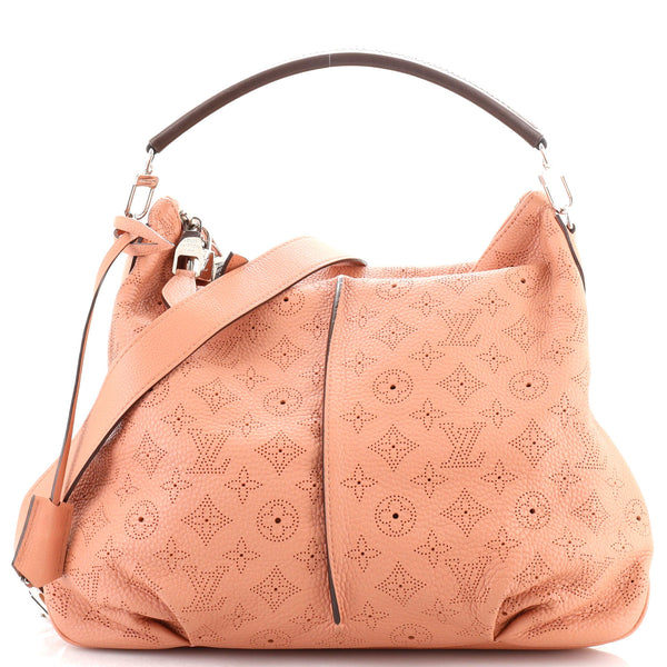 Louis Vuitton Selene Handbag Mahina Leather PM Pink 1508651