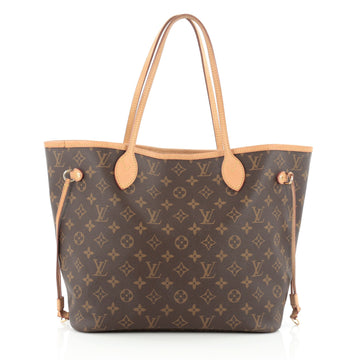 Louis Vuitton Neverfull Tote Monogram Canvas MM brown