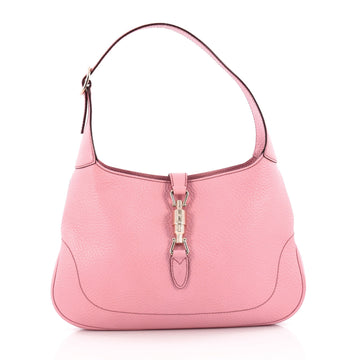 Gucci Jackie O Bouvier Hobo Leather pink