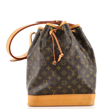 Louis Vuitton Noe Handbag Monogram Canvas Large