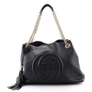 Gucci Soho Chain Strap Shoulder Bag Leather Medium