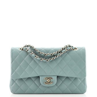 Chanel Classic Double Flap Bag Quilted Caviar Medium