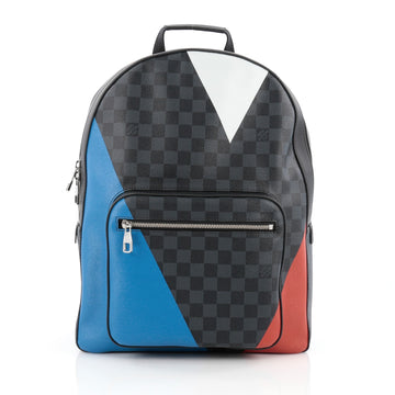 Louis Vuitton Josh Backpack Regatta Damier Cobalt Blue