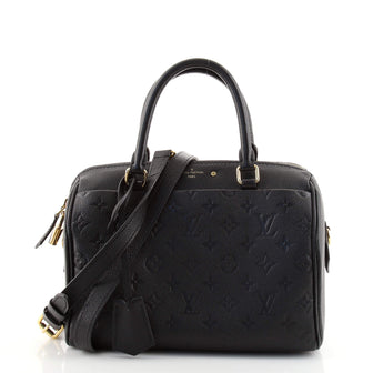 Louis Vuitton Speedy Bandouliere NM Bag Monogram Empreinte Leather 25
