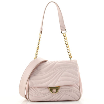 Salvatore Ferragamo Lexi Shoulder Bag Quilted Leather Small