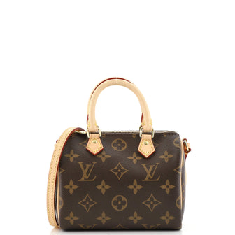 Louis Vuitton Speedy Bandouliere Bag Monogram Canvas Nano