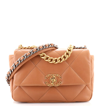 Chanel 19 Flap Bag Quilted Lambskin Medium