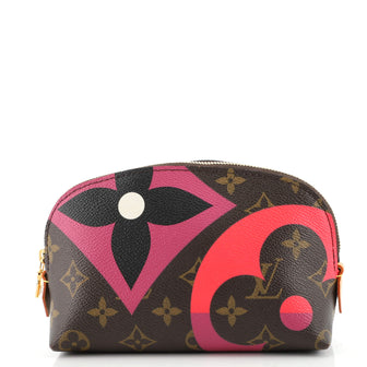 Louis Vuitton Cosmetic Pouch Limited Edition Game On Monogram Canvas