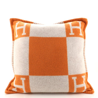 Hermes Avalon Pillow Wool and Cashmere Small