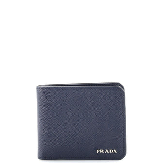 Prada Bifold Wallet Saffiano Leather Compact