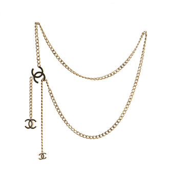 Chanel CC Charm Chain Belt Metal with Enamel
