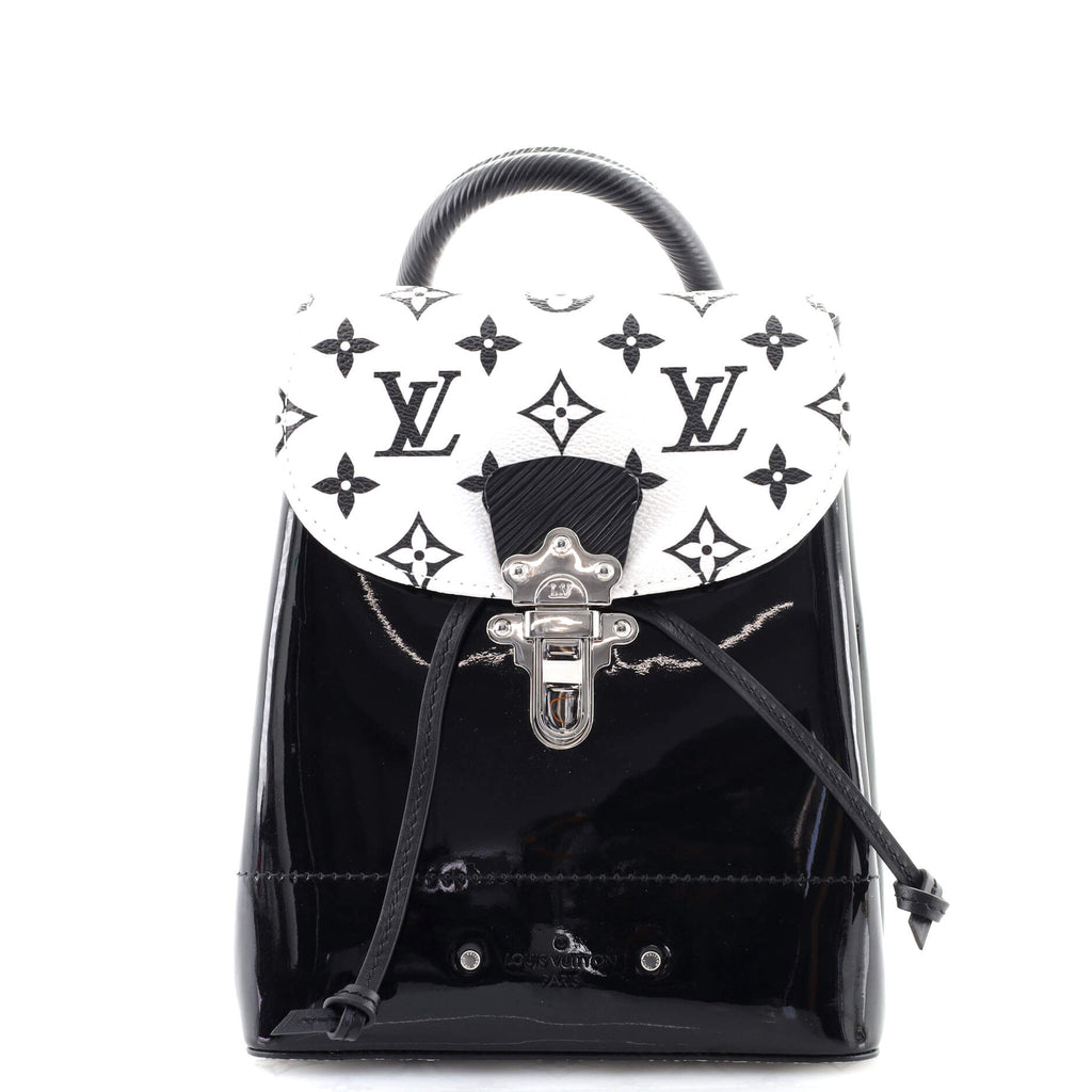 Louis Vuitton Hot Springs Patent Leather Backpack White