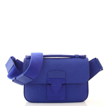 Louis Vuitton S Lock Sling Bag Monogram Taurillon Leather