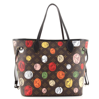 Louis Vuitton Neverfull NM Tote Limited Edition Fornasetti Cameo Monogram Canvas MM