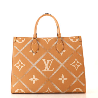 Louis Vuitton OnTheGo Tote Monogram Empreinte Giant Broderies MM