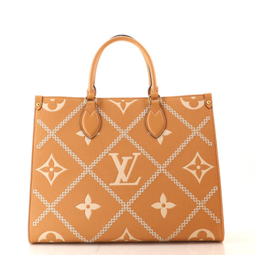 Louis Vuitton OnTheGo Tote Monogram Empreinte Giant Broderies MM
