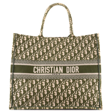 Christian Dior Book Tote Oblique Canvas Large