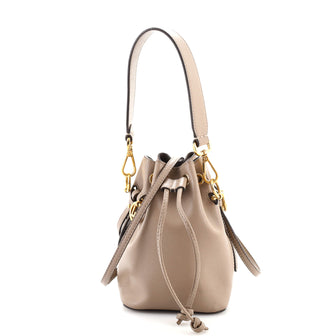 Fendi Mon Tresor Bucket Bag Leather Mini