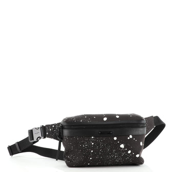 Saint Laurent City Belt Bag Printed Canvas