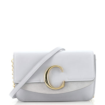 Chloe C Chain Clutch Leather