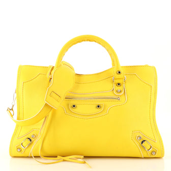 Balenciaga City Classic Studs Highlight Bag Leather Medium