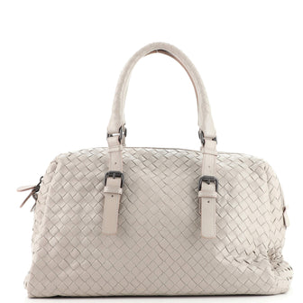Bottega Veneta Boston Bag Intrecciato Nappa Medium