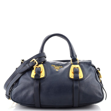 Prada Convertible Belted Satchel Soft Calf Medium