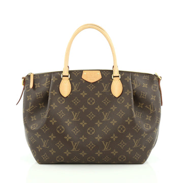 Louis Vuitton Turenne Handbag Monogram Canvas MM Brown