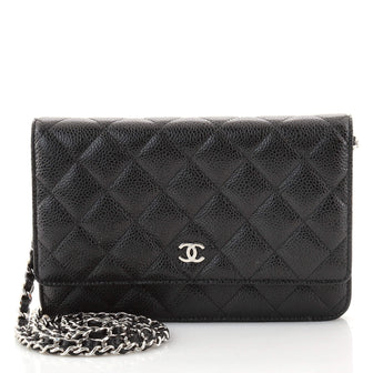 Chanel Wallet on Chain Quilted Caviar