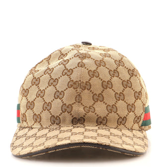 Gucci Web Baseball Cap GG Canvas