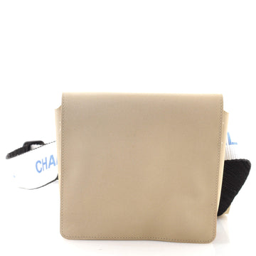 Chanel Vintage Square Flap Waist Bag Nylon Small