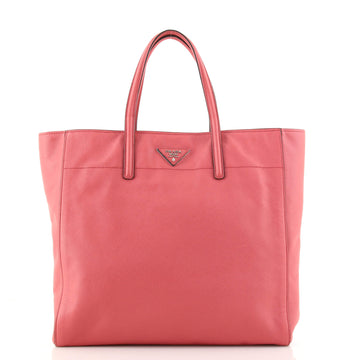 Prada Convertible Soft Shopping Tote Saffiano Leather Medium