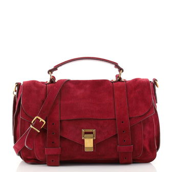 Proenza Schouler PS1 Satchel Suede Medium