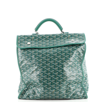 Goyard Saint Leger Briefcase Backpack Coated Canvas