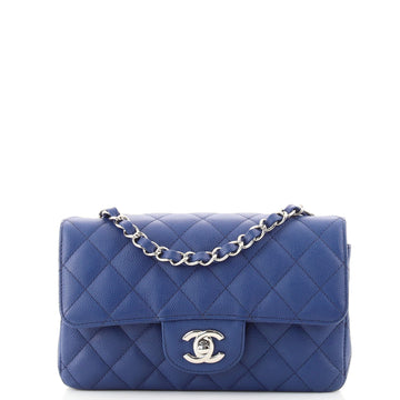 Chanel Classic Single Flap Bag Quilted Caviar Mini