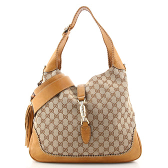 Gucci New Jackie Bag GG Canvas Medium
