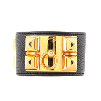 Hermes Collier de Chien Bracelet Leather