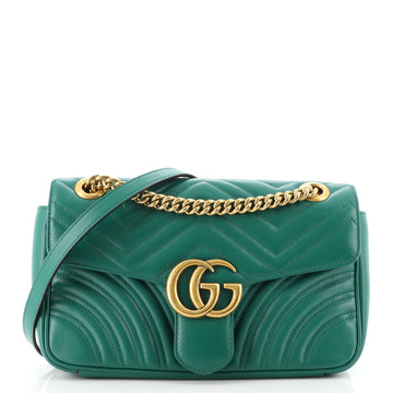 Gucci GG Marmont Flap Bag Matelasse Leather Small